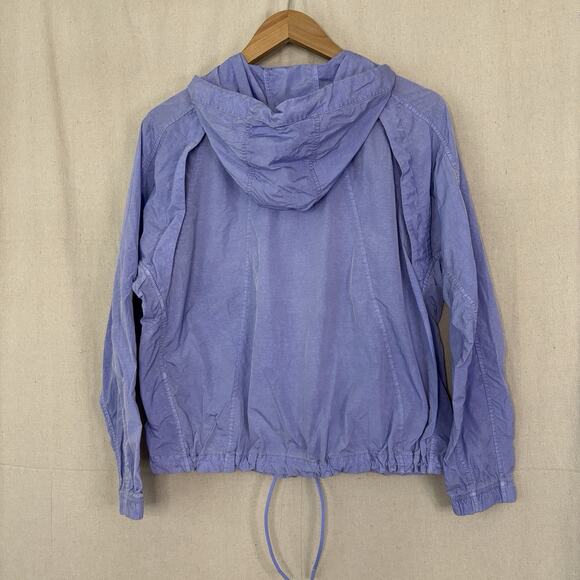 Athleta Women Athleisure Activewear Gym Rat Oversized Jacket Size XS Periwinkle - Picture 2 of 8
